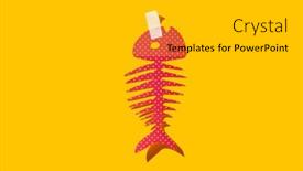  Presentation with belgium - Slide deck consisting of homemade-paper-fish background and a light gray colored foreground