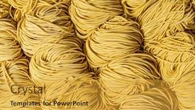  Presentation with ramen - Presentation featuring homemade-raw-noodles-for-ramen background and a yellow colored foreground