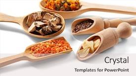  Presentation with herb - PPT theme consisting of homeopatic - natural flower and herb selection background and a lemonade colored foreground