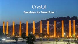  Presentation with steel mill - Theme having homestead-pennsylvania-usa background and a  colored foreground