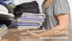  Presentation with close up of young girls - PPT theme consisting of homewares - closeup of a young man background and a coral colored foreground