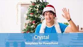  Presentation with book - Amazing PPT theme having homeworks new year - young student with book backdrop and a teal colored foreground