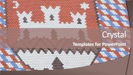  Presentation with rain on roof top - Cool new PPT layouts with homily - zagreb - st mark's church backdrop and a  colored foreground