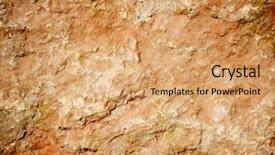  Presentation with sea life high resolution - Cool new slide deck with homogeneous - stone background close up backdrop and a  colored foreground