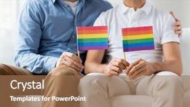  Presentation with sex - Audience pleasing presentation design consisting of homosexuality same-sex marriage gay backdrop and a coral colored foreground