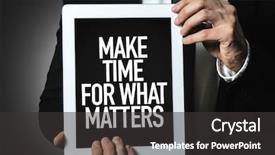  Presentation with longitude and time - Amazing slides having spending plan goals - make time for what matters backdrop and a dark gray colored foreground