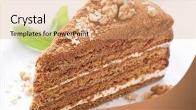  Presentation with honey - Audience pleasing presentation theme consisting of honey cake backdrop and a coral colored foreground