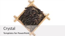  Presentation with phoenix - PPT theme consisting of honey orchid dan cong phoenix background and a light gray colored foreground