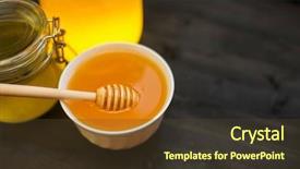  Presentation with walnut - Audience pleasing slide deck consisting of honey with walnut backdrop and a tawny brown colored foreground