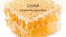  Presentation with white gold picture of wedding - Amazing PPT layouts having honeycomb on a white background backdrop and a blonde colored foreground