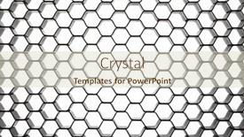  Presentation with honeycomb - Theme enhanced with honeycomb-pattern background and a  colored foreground