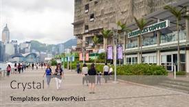  Presentation with fame - PPT theme with hong-kong-06-may-2015 background and a  colored foreground