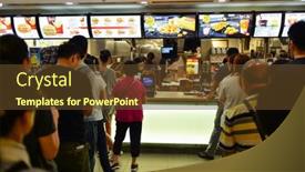  Presentation with customers - Slides enhanced with hong-kong-april-03-2015 background and a tawny brown colored foreground