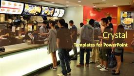  Presentation with customers - Beautiful slides featuring hong-kong-april-03-2015 backdrop and a tawny brown colored foreground