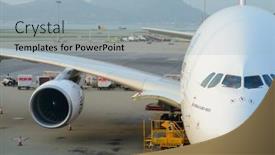  Presentation with survey - PPT theme having hong-kong-april-17-emirates background and a light blue colored foreground