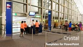  Presentation with hong kong airport - Cool new slide deck with hong-kong-april-22-2014 backdrop and a violet colored foreground