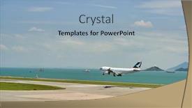  Presentation with hong kong airport - PPT layouts with hong-kong-china-04-june background and a light blue colored foreground