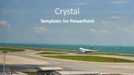  Presentation with hong kong airport - Theme having hong-kong-china-04-june background and a teal colored foreground