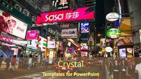  Presentation with china shopping - Beautiful slide deck featuring hong-kong-china-apr-2 backdrop and a tawny brown colored foreground