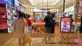  Presentation with people mall - 