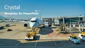  Presentation with airbus - Theme enhanced with hong-kong-china-circa-november background and a teal colored foreground