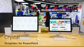  Presentation with interior designer - PPT theme featuring hong-kong-china-february-04 background and a yellow colored foreground