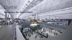 Presentation with hong kong airport - PPT layouts enhanced with hong-kong-china-may-16 background and a light gray colored foreground