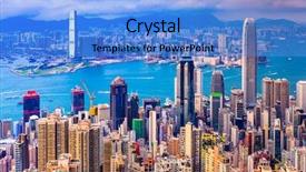  Presentation with hong kong china - Amazing PPT layouts having hong kong china skyline backdrop and a teal colored foreground