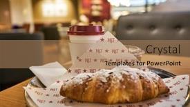  Presentation with manger - Presentation theme having hong-kong-circa-december-2019 background and a coral colored foreground