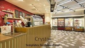  Presentation with manger - Presentation theme with hong-kong-circa-december-2019 background and a coral colored foreground