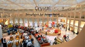  Presentation with hongkong - Presentation theme featuring hong-kong-circa-january-2016 background and a coral colored foreground