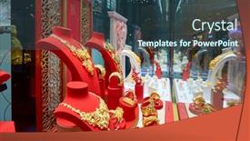  Presentation with retail store - Beautiful PPT layouts featuring hong-kong-circa-january-2016 backdrop and a ocean colored foreground