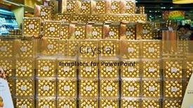  Presentation with organic foods - Cool new PPT theme with hong-kong-circa-january-2016 backdrop and a gold colored foreground