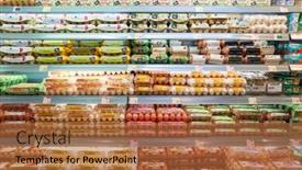  Presentation with organic foods - Colorful slide deck enhanced with hong-kong-circa-january-2016 backdrop and a  colored foreground