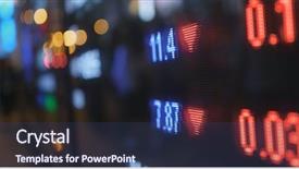  Presentation with hong kong stock market - Audience pleasing slide deck consisting of hong kong display stock market backdrop and a ocean colored foreground