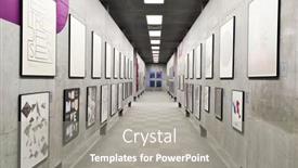  Presentation with art history - Presentation theme consisting of hong-kong-february-04-2015 background and a gray colored foreground