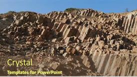  Presentation with geographical - Amazing slide set having hong-kong-geographical-park backdrop and a tawny brown colored foreground