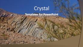  Presentation with geographical - Theme having hong-kong-geographical-park background and a ocean colored foreground