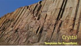  Presentation with geographical - Presentation theme with hong-kong-geographical-park background and a tawny brown colored foreground