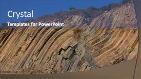  Presentation with geographical - PPT theme having hong-kong-geographical-park background and a ocean colored foreground