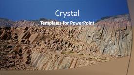  Presentation with geographical - Theme with hong-kong-geographical-park background and a ocean colored foreground