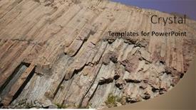  Presentation with hong kong - Presentation theme with hong-kong-geographical-park background and a coral colored foreground