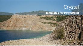  Presentation with hong kong - Slide deck enhanced with hong-kong-geopark-in-sai background and a light blue colored foreground