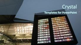  Presentation with hong kong airport - PPT layouts consisting of hong kong international airport 2 background and a  colored foreground
