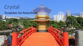  Presentation with hong kong china - Audience pleasing presentation consisting of hong-kong-island-china-january backdrop and a light blue colored foreground