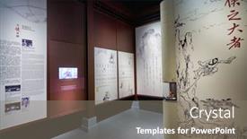  Presentation with gallery - PPT theme with hong-kong-january-23-2019 background and a gray colored foreground