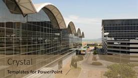  Presentation with hong kong airport - Beautiful slide deck featuring hong-kong-june-04-2015 backdrop and a coral colored foreground