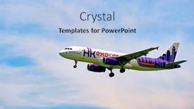  Presentation with hong kong airport - Slide set with hong-kong-june-04-2015 background and a  colored foreground