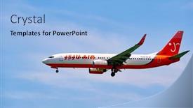  Presentation with airport city - Audience pleasing presentation design consisting of hong-kong-june-04-2015 backdrop and a light blue colored foreground