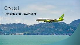  Presentation with hong kong airport - PPT layouts enhanced with hong-kong-june-04-2015 background and a light blue colored foreground